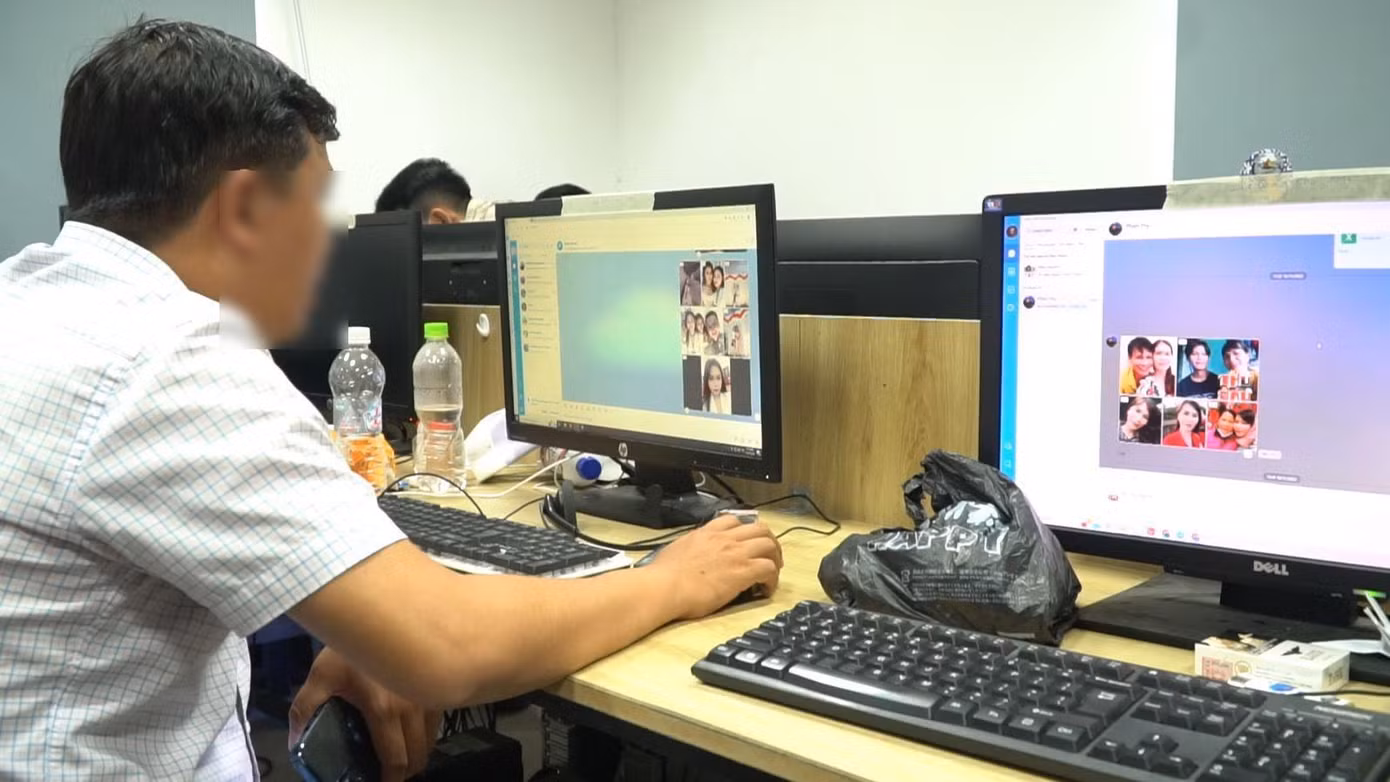 Lực lượng chức năng phát hiện các đối tượng có hành vi cắt ghép hình ảnh, vu khống, bôi nhọ danh dự của "con nợ".