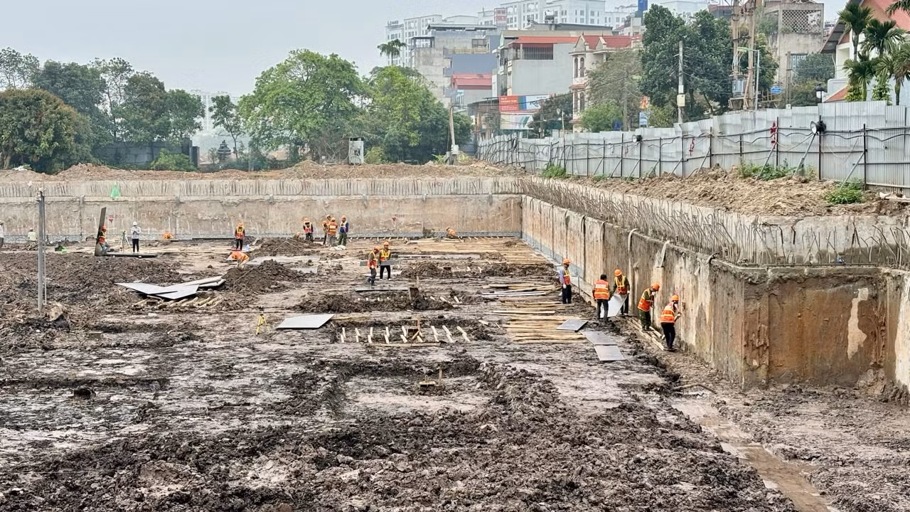 Nhà ở xã hội Rice City Long Châu (Long Biên, Hà Nội) đang thi công có giá cao nhất hiện nay.
