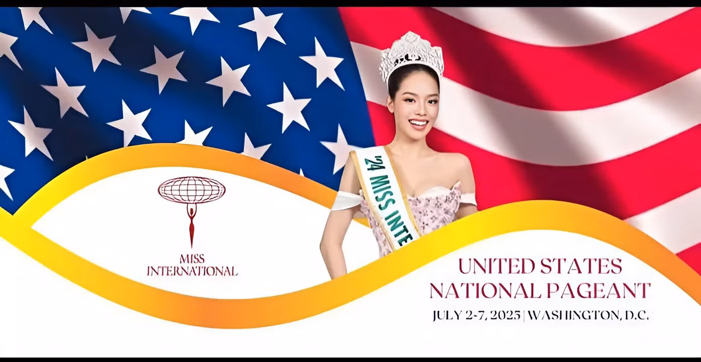 Thanh Thủy làm đại sứ hình ảnh cuộc thi Hoa hậu Quốc tế Mỹ.