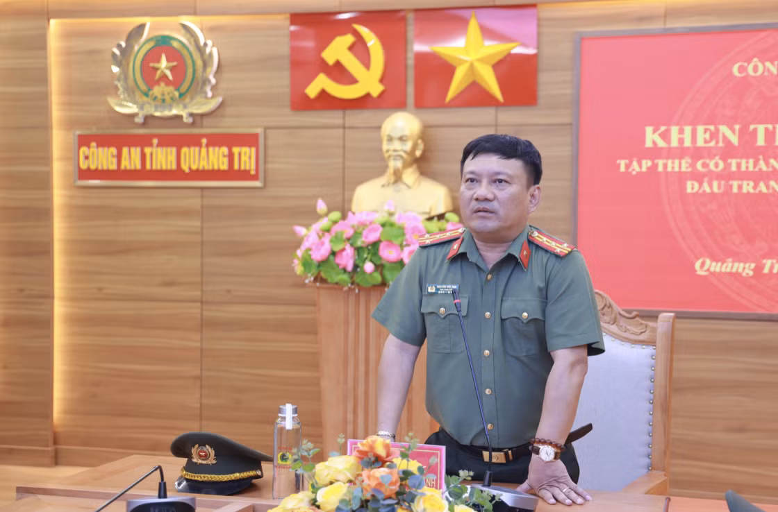 Đại tá Nguyễn Viết Ánh - Thủ trưởng Cơ quan An ninh điều tra, Phó Giám đốc Công an tỉnh Quảng Trị