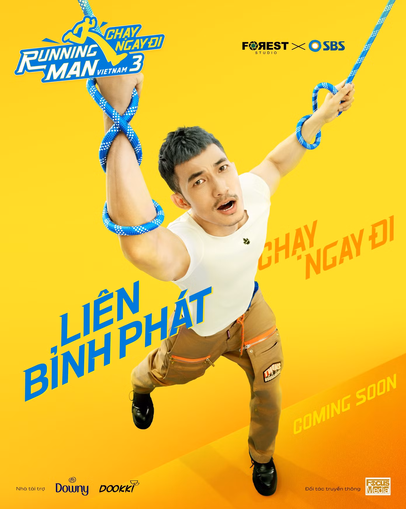 Thành viên thứ hai của Running Man Vietnam 3 lại là một "gương mặt thân quen" - Liên Bỉnh Phát. Nguồn ảnh: BTC. Thành viên thứ hai của Running Man Vietnam 3 lại là một "gương mặt thân quen" - Liên Bỉnh Phát. Nguồn ảnh: BTC.