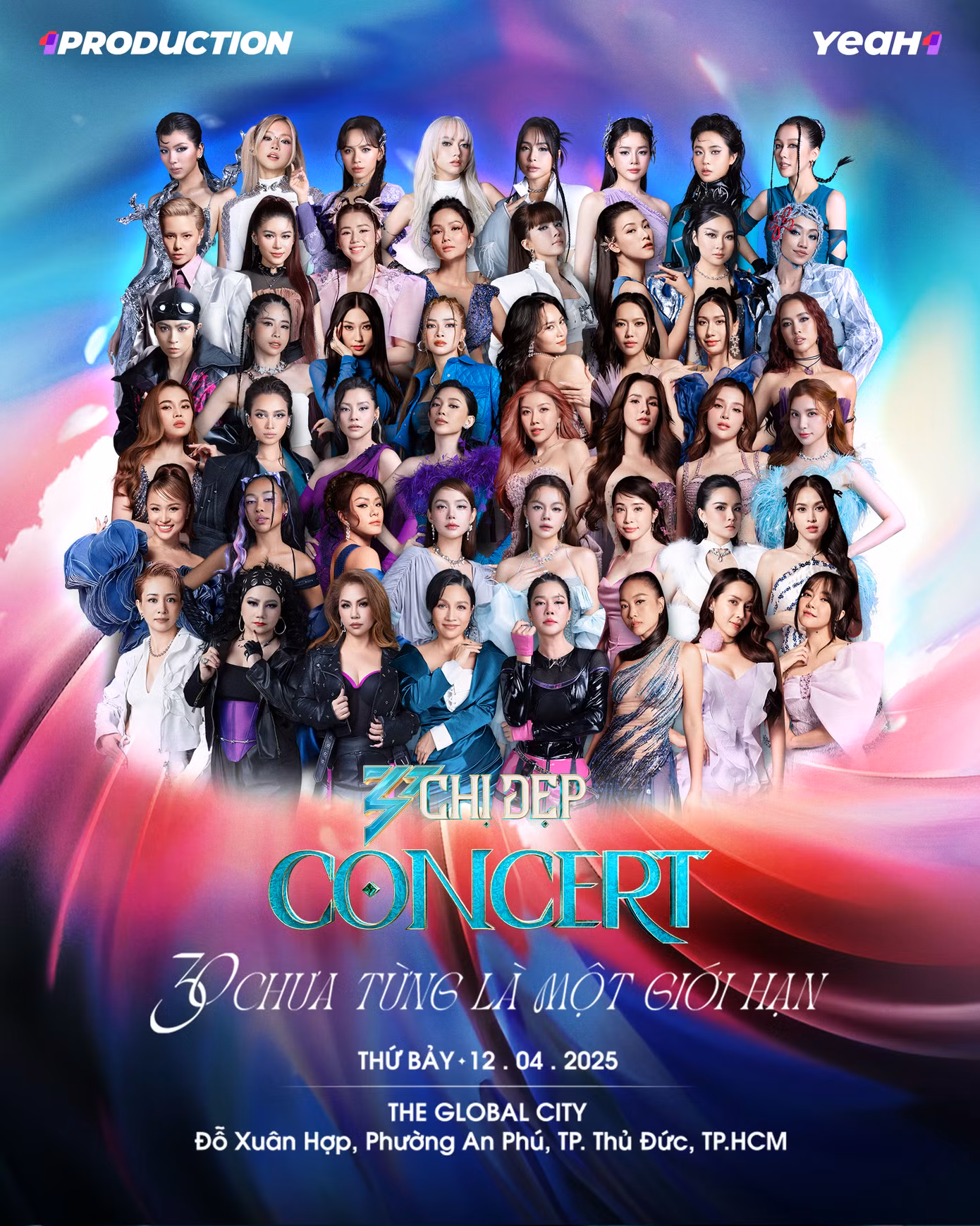 Phần âm nhạc của Chị Đẹp Concert được "xào nấu" bởi dàn producer tên tuổi như Dương K, wokeup, 2pillz.