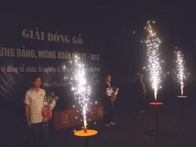 Một loại pháo hoa giải trí của nhà máy