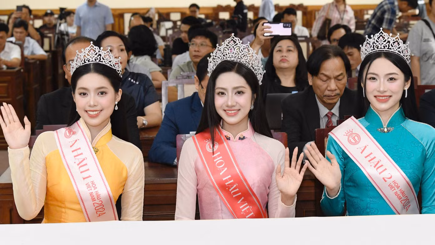 Top 3 Hoa hậu Việt Nam 2024 sau đăng quang.