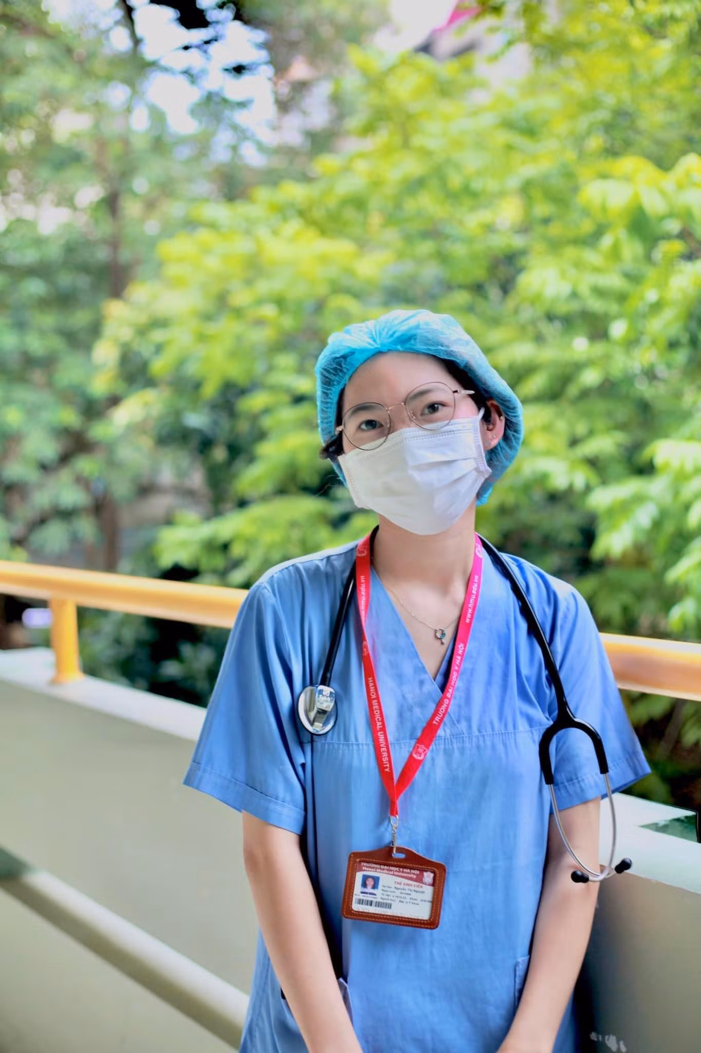 Nguyễn Thị Nguyệt - Bác sĩ nội trú chuyên ngành Ung thư năm thứ nhất, Trường ĐH Y Hà Nội.
