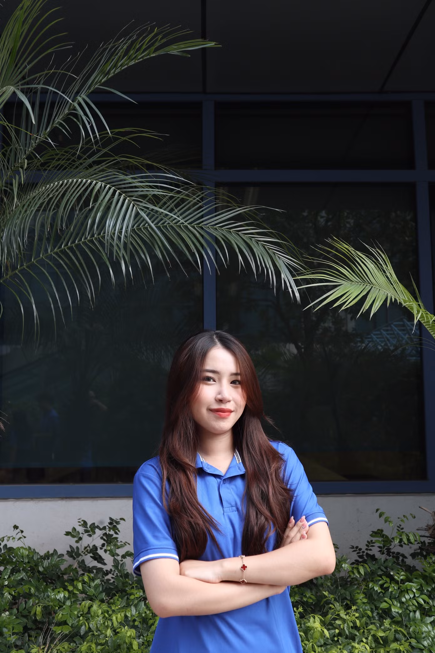 Dương Khánh Huyền đang là sinh viên năm 3 ngành Kinh tế Đầu tư CLC, Trường Đại học Kinh tế Quốc dân.