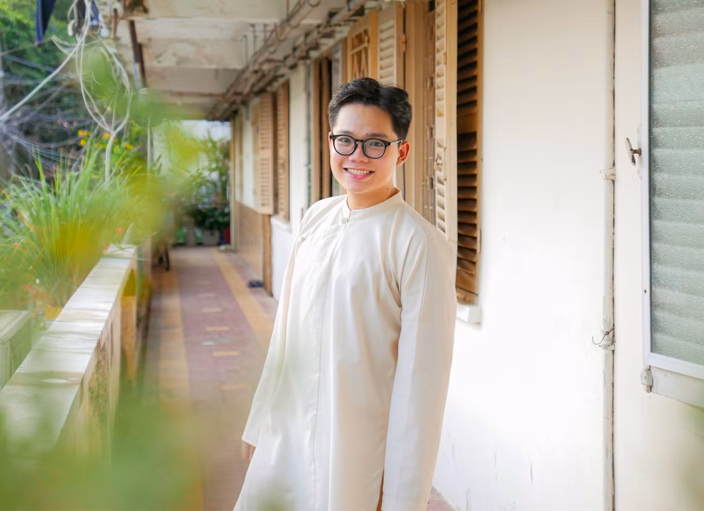 Nguyễn Phúc Thắng - chàng trai đến từ Bình Dương, hiện đang là sinh viên năm 2, Học viện Ngoại giao.