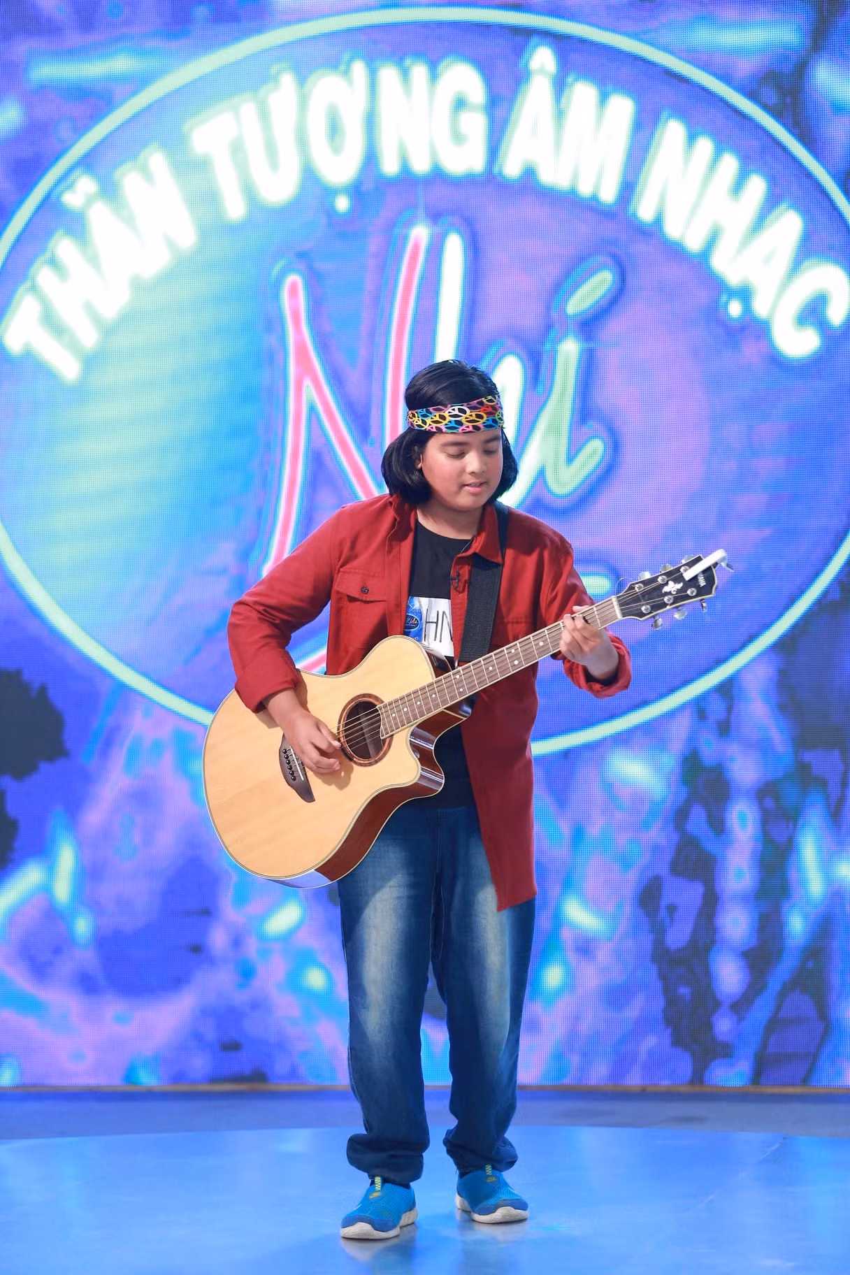 Jayden biểu diễn tại vòng sơ tuyển tại cuộc thi Vietnam Idol Kids 2016.