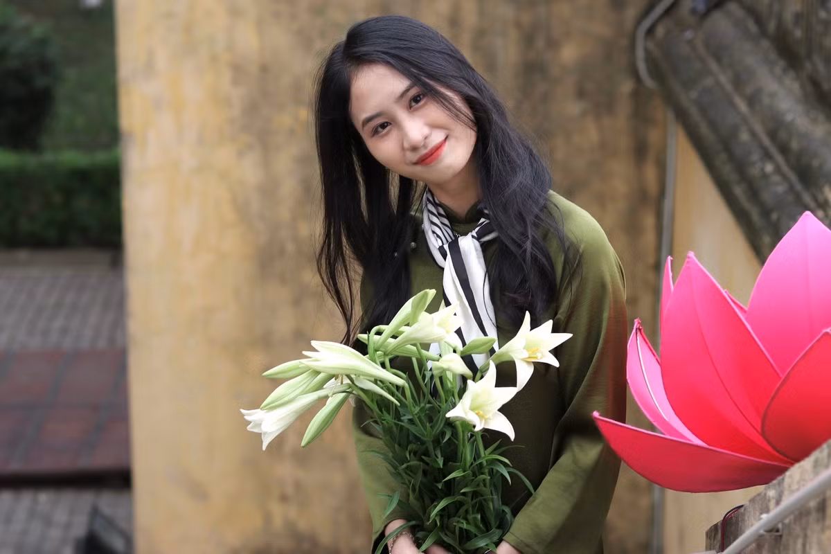 Cô gái 23 tuổi hiện đang chuẩn bị cho chuyến du học Pháp.
