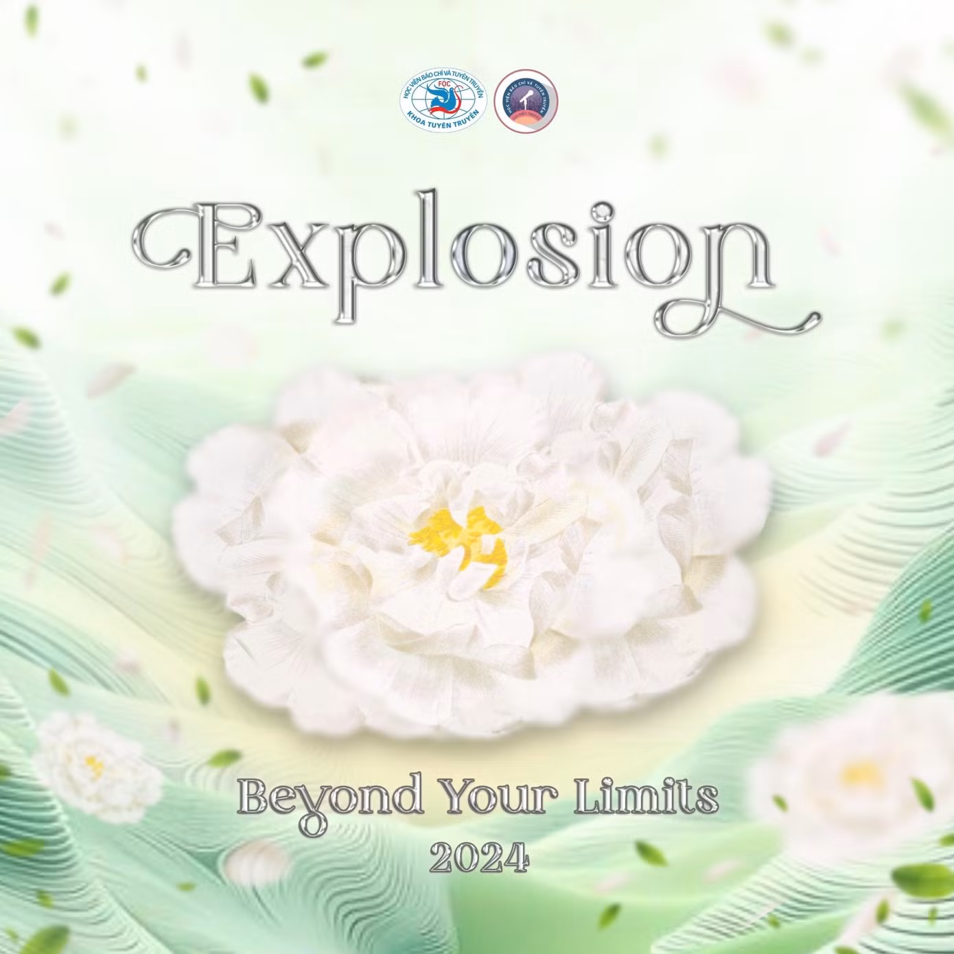 Bộ ảnh nhận diện Beyond Your Limits 2024 mang màu sắc tươi trẻ.