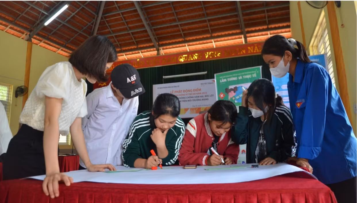 Triển khai dự án phòng chống lao động trẻ em ở tỉnh Điện Biên. (Ảnh: World Vision Vietnam) Triển khai dự án phòng chống lao động trẻ em ở tỉnh Điện Biên. (Ảnh: World Vision Vietnam)