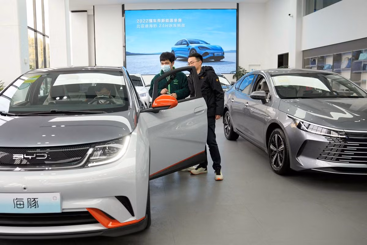 Nhà sản xuất BYD đang cạnh tranh khốc liệt với Tesla.