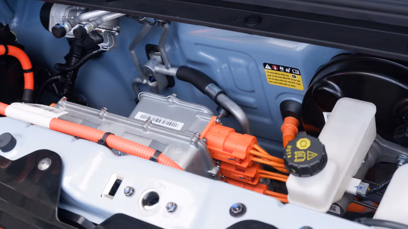 Wuling HongGuang MiniEV sử dụng pin LFP do hãng Gotion cung cấp. Ảnh: Nguyên Vũ.