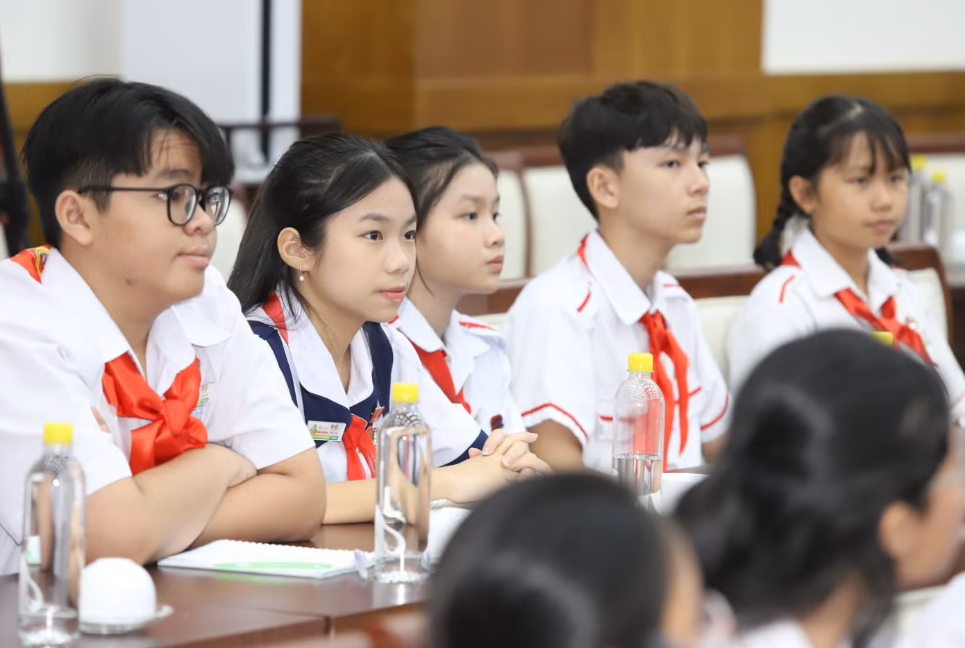 Tham dự chương trình là những học sinh tiêu biểu trong học tập, rèn luyện.