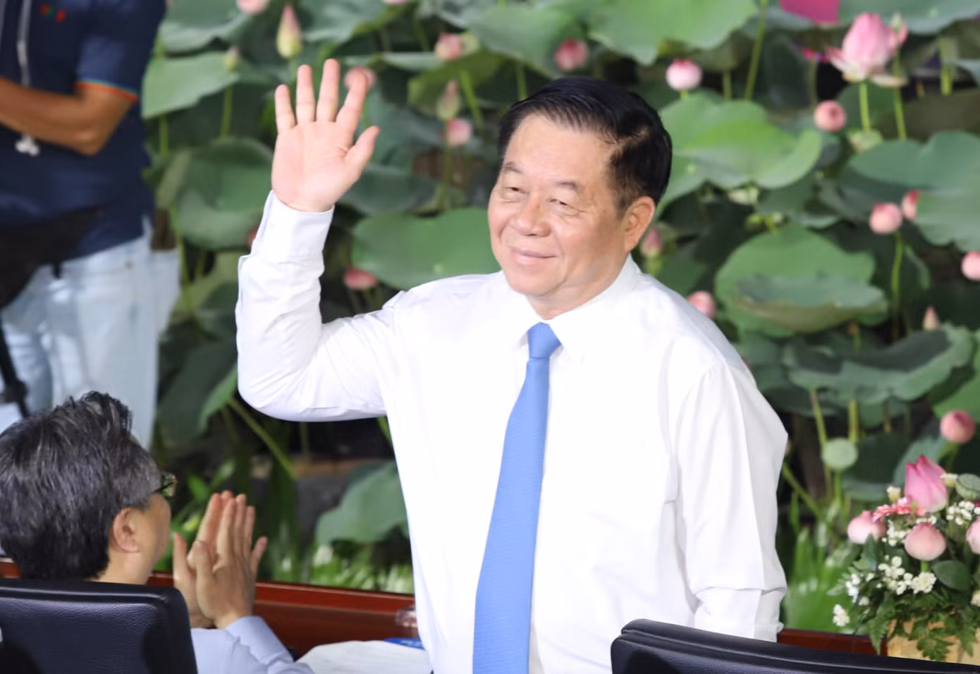 Lãnh đạo Đảng, Nhà nước, T.Ư Đoàn tham dự buổi lễ. Ảnh: Ngô Tùng
