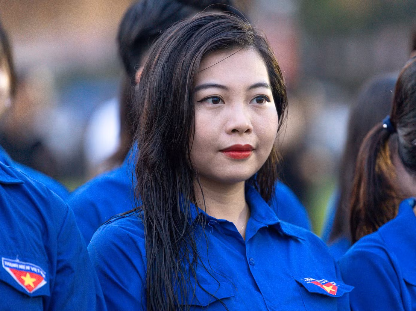 Đoàn viên thanh niên cùng tề tựu về Quảng trường Ba Đình trong sáng 2/9.