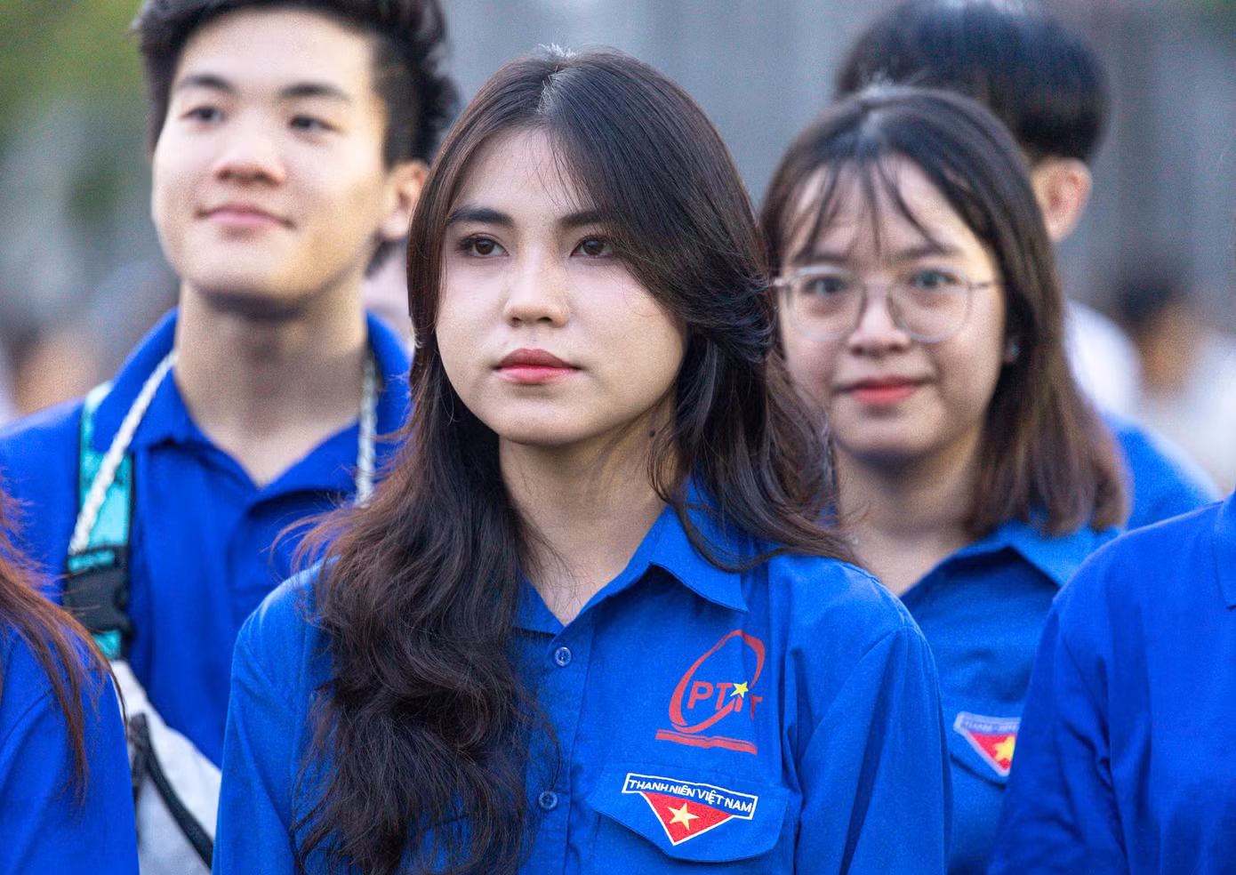 Đoàn viên thanh niên cùng tề tựu về Quảng trường Ba Đình trong sáng 2/9.