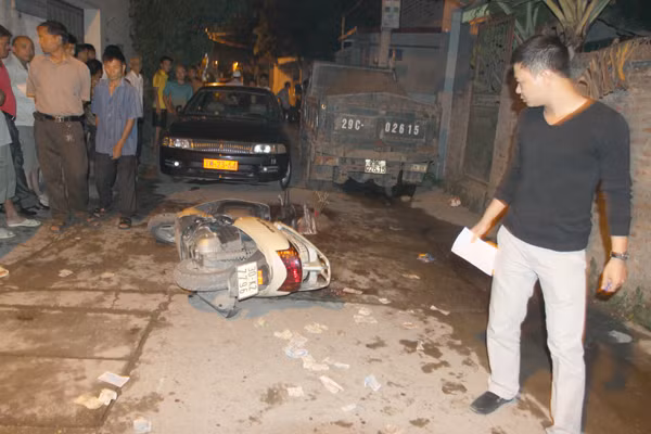 Hiện trường vụ tai nạn