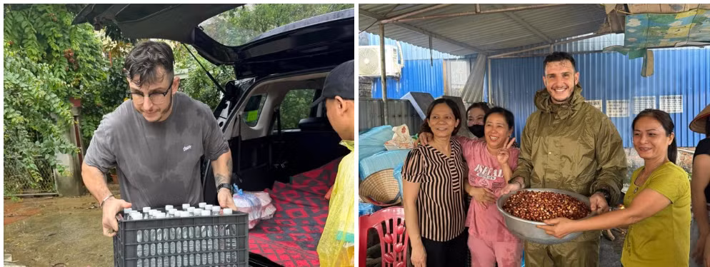 Anh Nathan Keers thân thiện, nhiệt tình hỗ trợ người dân.