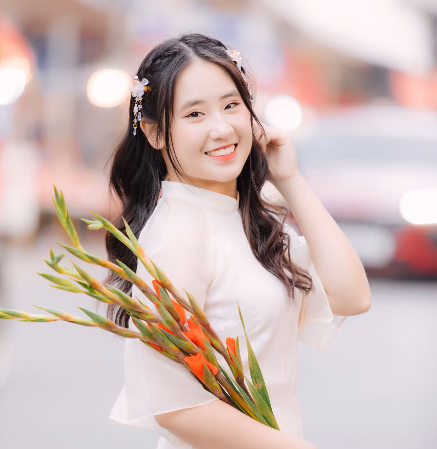 Chu Hoa Bảo Trâm - sinh viên tiêu biểu Trường Đại học Ngoại thương.