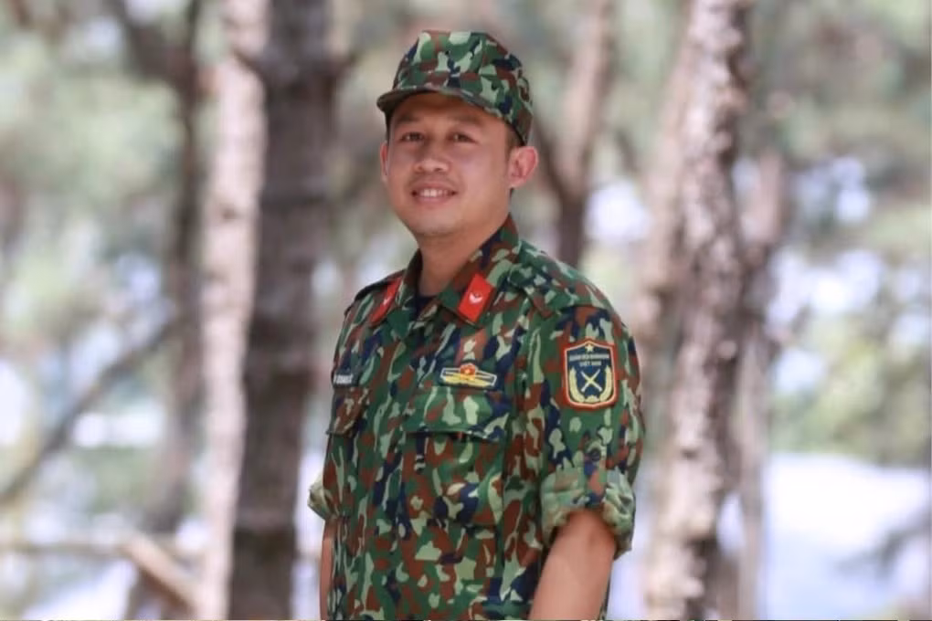 Thầy giáo Nguyễn Quang Đức. Ảnh: NVCC