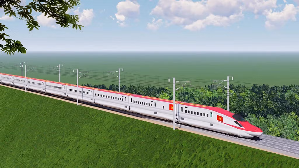 Dự án đường sắt tốc độ cao Bắc - Nam tạo ra hàng triệu việc làm cho người lao động. Ảnh: Bộ Xây dựng (Bộ Giao thông vận tải trước đây). Dự án đường sắt tốc độ cao Bắc - Nam tạo ra hàng triệu việc làm cho người lao động. Ảnh: Bộ Xây dựng (Bộ Giao thông vận tải trước đây).