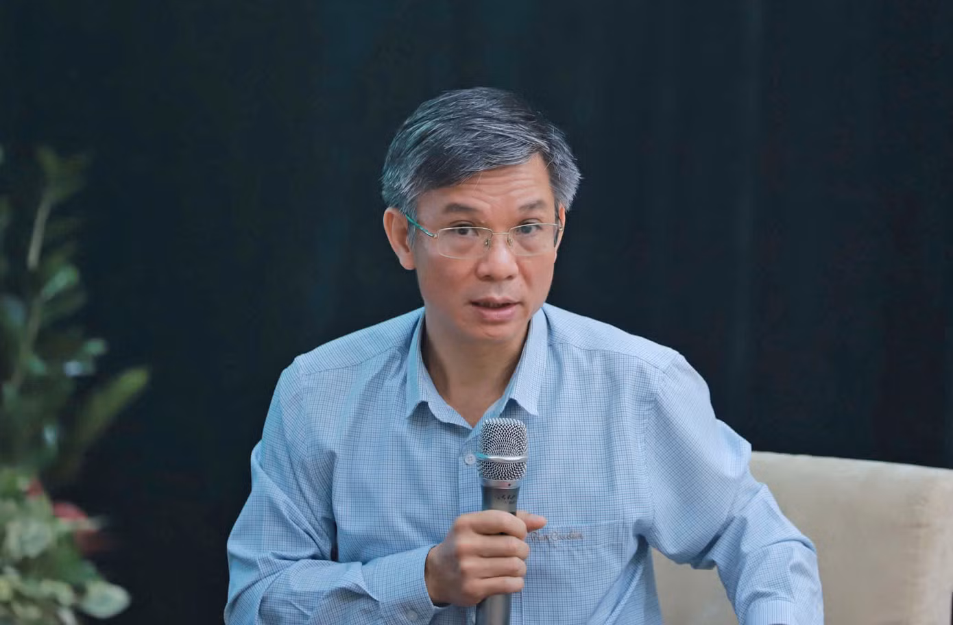 Ông Nguyễn Hữu Tiến - Phó Vụ trưởng Vụ Khoa học công nghệ, môi trường và vật liệu xây dựng, Bộ Xây dựng. Ảnh: Lộc Liên.