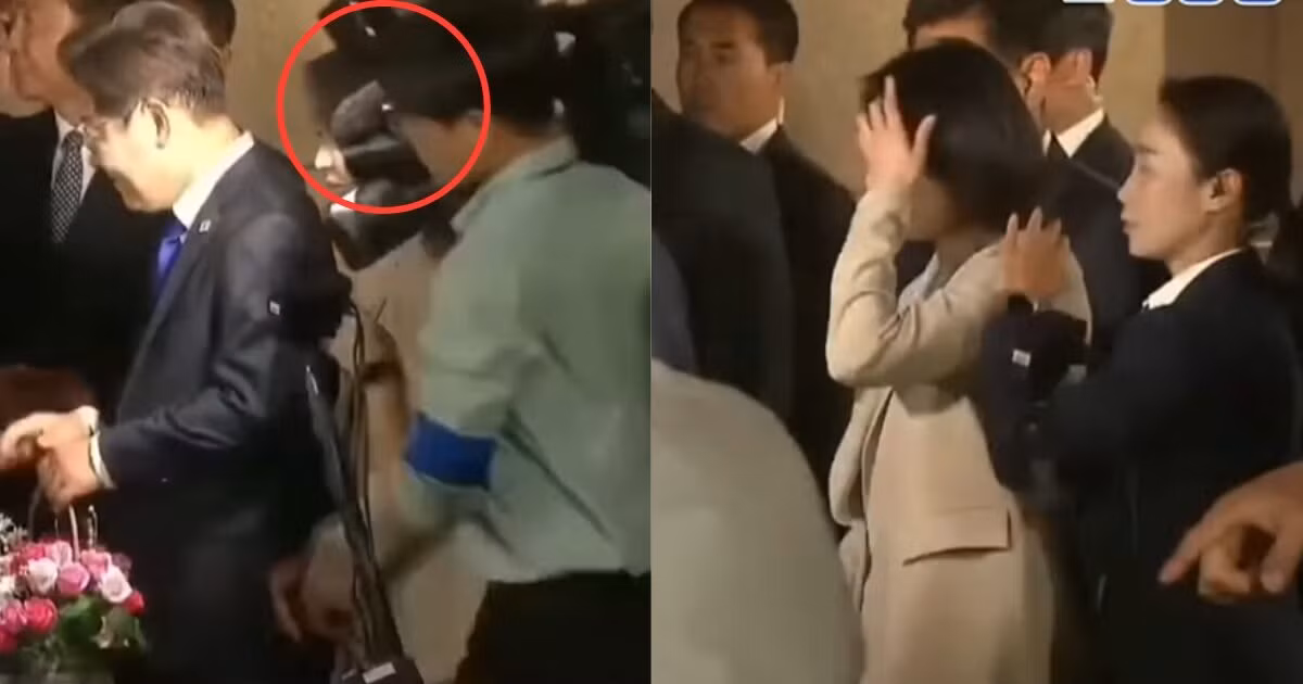 Đoạn video phóng viên đụng đầu bà Kim thu hút hơn 2,9 triệu lượt xem và hàng nghìn bình luận phẫn nộ.