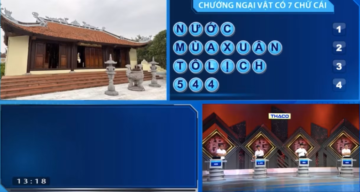 Minh Khôi giải mã chính xác ẩn số cần tìm là "Vạn Xuân".