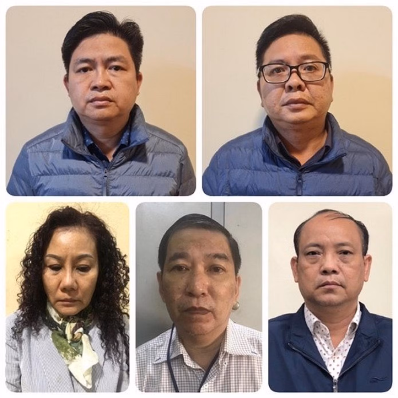 Một số bị cáo trong vụ án. Ảnh: CA