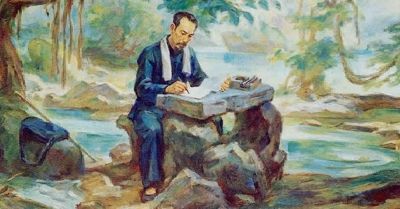 Năm 1941, Chủ tịch Hồ Chí Minh đã dịch cuốn Lịch sử Đảng Cộng sản Liên Xô để làm tài liệu hoạt động cho cách mạng Việt Nam. (Tranh minh họa)