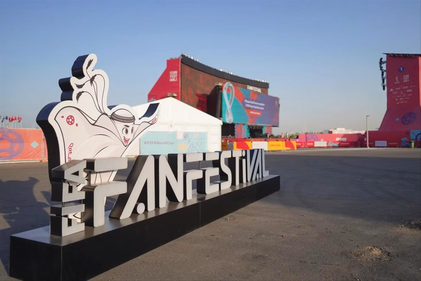Địa điểm diễn ra FIFA Fan Festival Ảnh: Al Jazeera