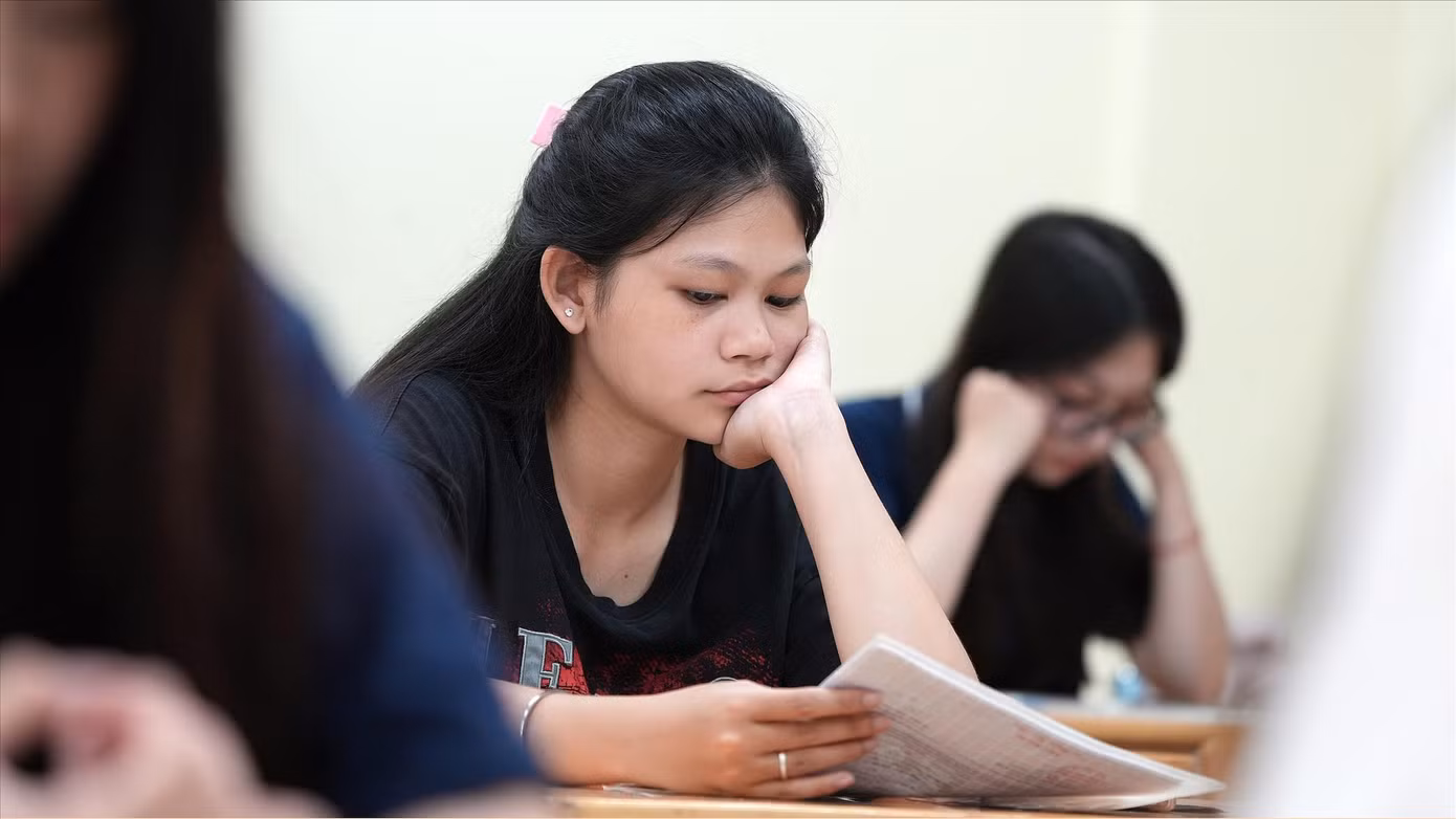 Thí sinh dự thi tốt nghiệp THPT năm 2024 Ảnh: Mạnh Thắng