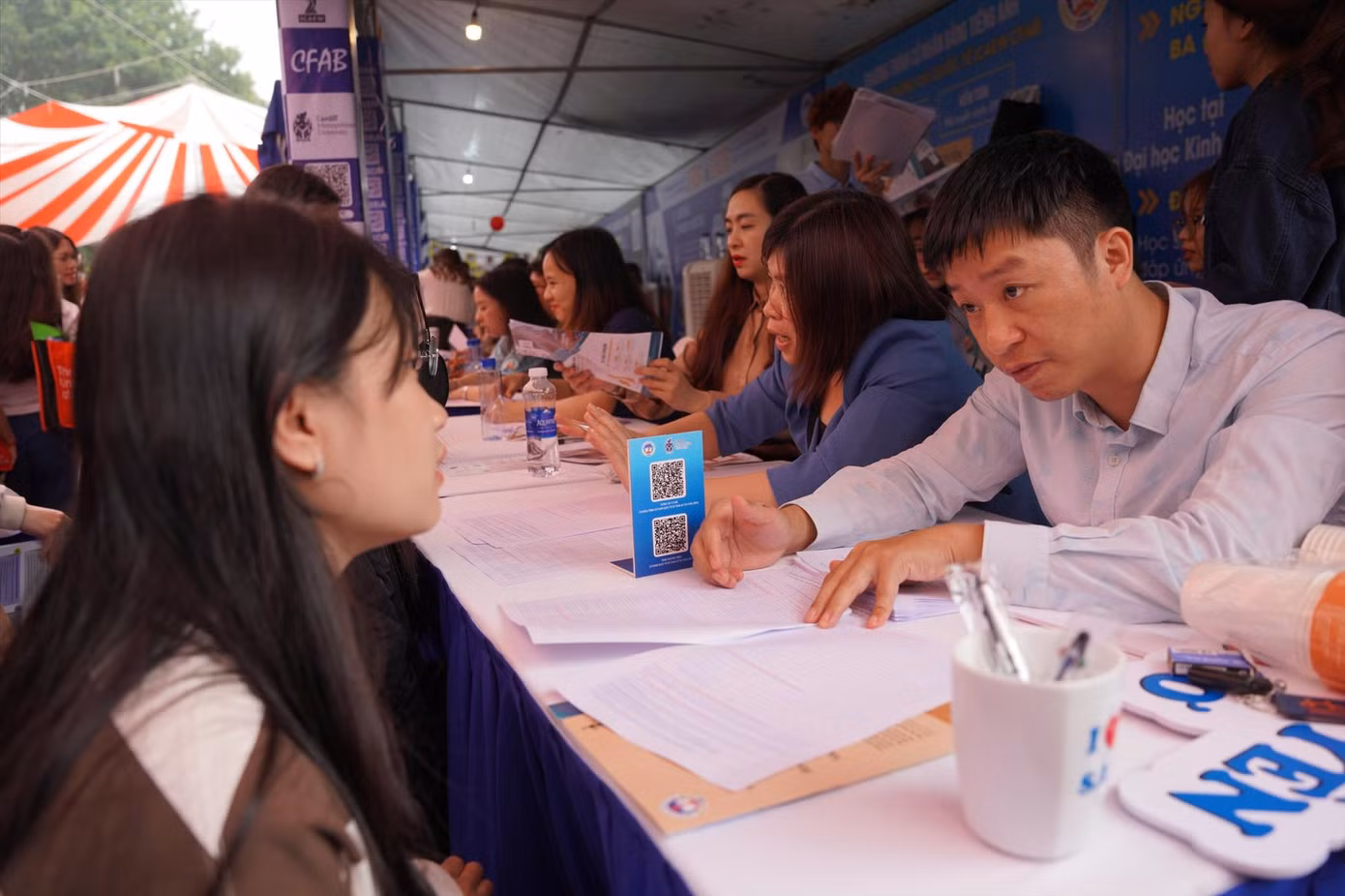 Sinh viên sẽ phải cân nhắc để lựa chọn kì thi riêng phù hợp với mục tiêu xét tuyển Ảnh: TRỌNG QUÂN