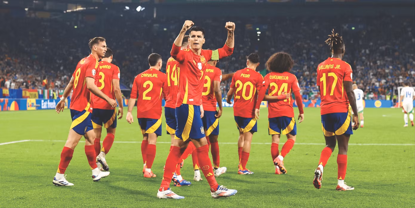 Tây Ban Nha là đội bóng duy nhất toàn thắng ở vòng bảng EURO 2024