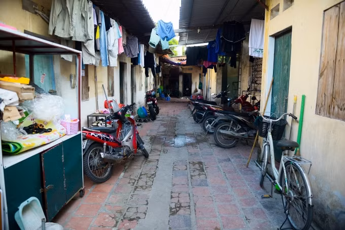 Một khu nhà trọ công nhân.