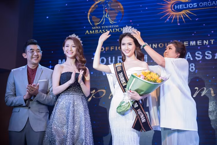 Phan Thị Mơ dự thi Hoa hậu đại sứ du lịch thế giới 2018 ảnh 1