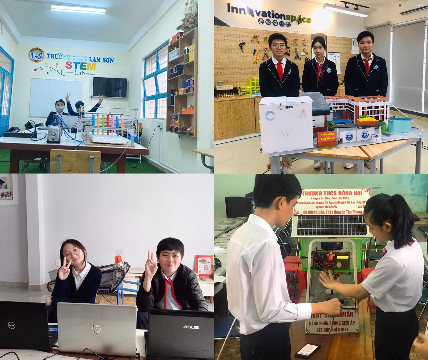 Các thí sinh tham gia nội dung sản phẩm sáng tạo Hội thi Tin học trẻ toàn quốc năm 2021