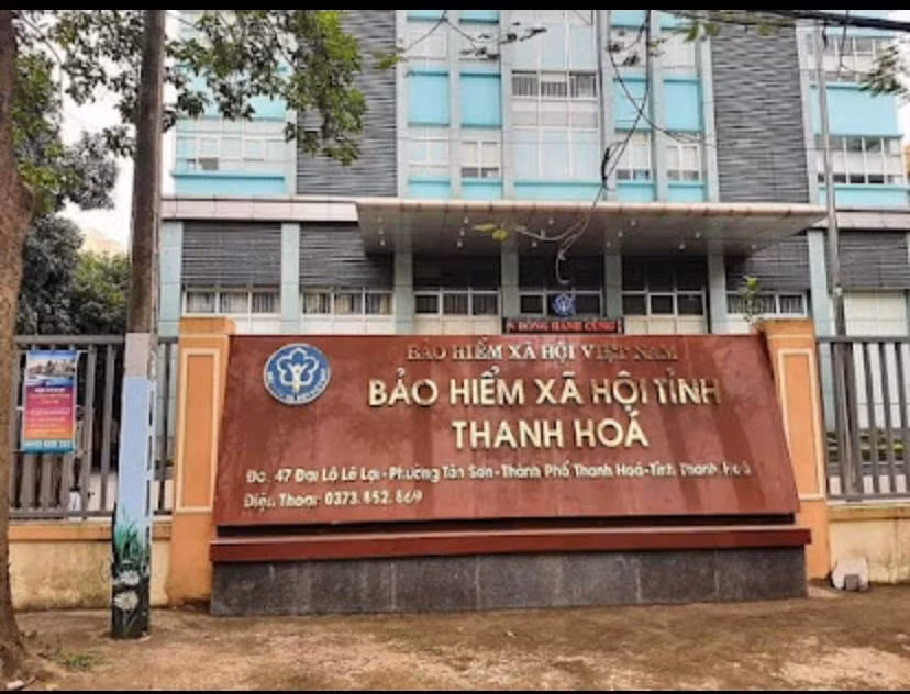 Trụ sở Bảo hiểm xã hội tỉnh Thanh Hoá.
