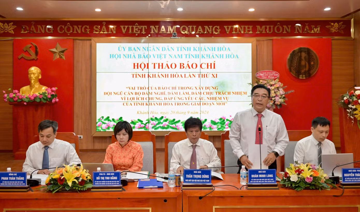Ban tổ chức Hội thảo báo chí tỉnh Khánh Hòa lần thứ XI.