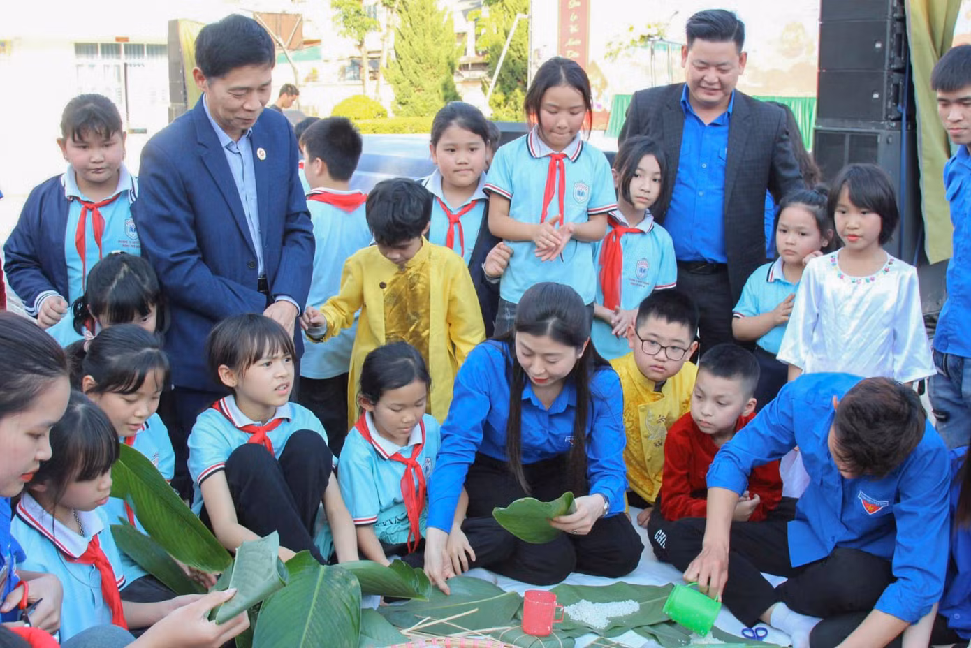 Những hoạt động mang đến những trải nghiệm thú vị cho các em đội viên, thiếu niên, nhi đồng. Tất cả các em đều hào hứng tham gia.