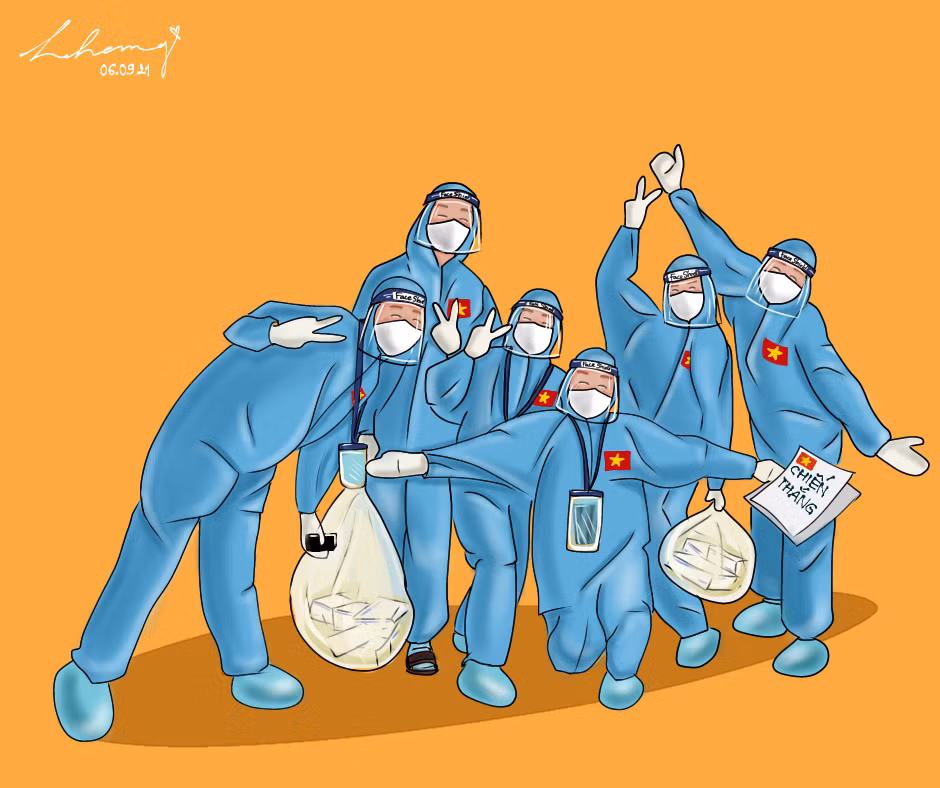 Đồng lòng quyết thắng đại dịch. Đồng lòng quyết thắng đại dịch.