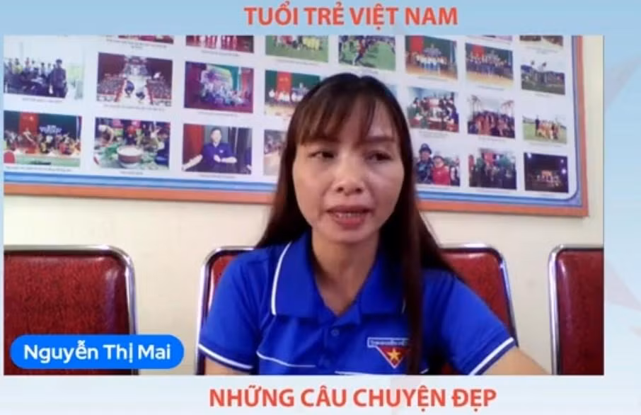 Chị Nguyễn Thị Mai chia sẻ câu chuyện của mình
