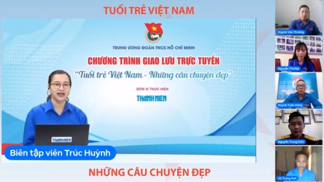 Chương trình giao lưu trực tuyến "Tuổi trẻ Việt Nam - Những câu chuyện đẹp" ngày 24/10