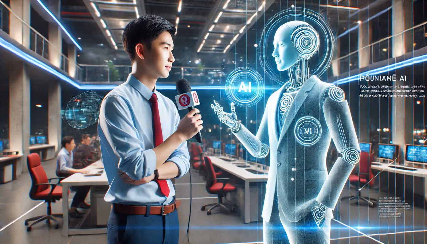 Cuộc phỏng vấn với “trợ lý ảo” AI Ảnh minh họa được tạo bởi ChatGPT
