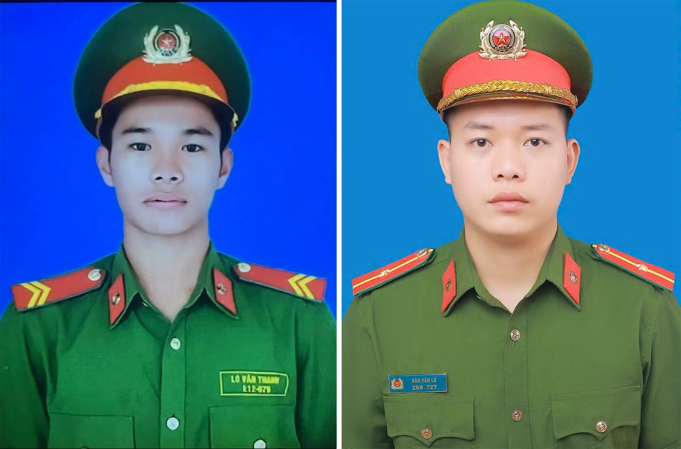 Anh Lò Văn Thanh và anh Bàn Văn Lư