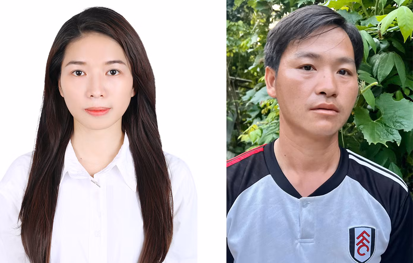 Chị Đặng Thị Hà và anh Vàng Seo Chứ.