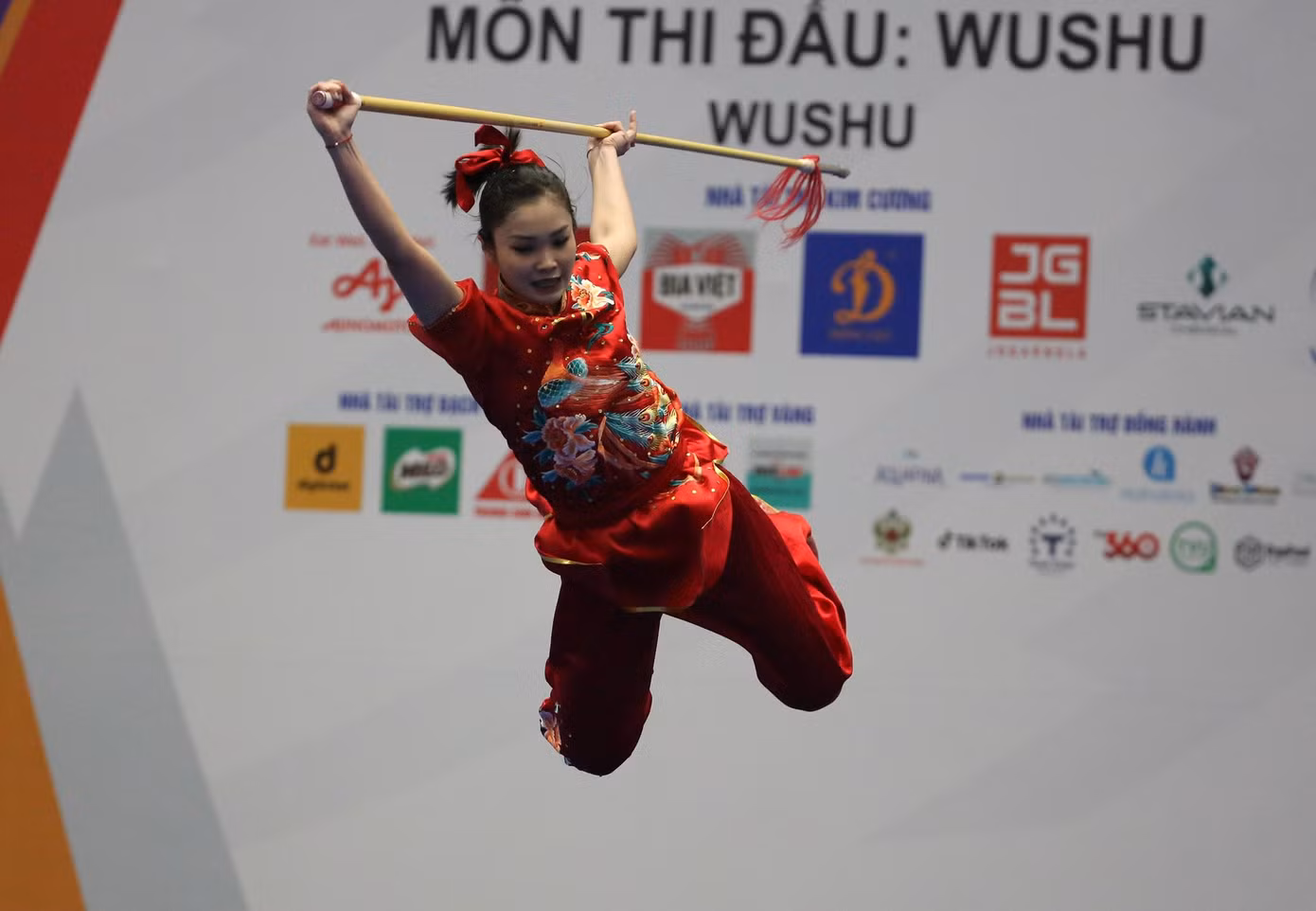 VĐV sinh năm 2000 hứa hẹn sẽ là người kế thừa Dương Thúy Vi của Wushu Việt Nam trong thời gian tới.