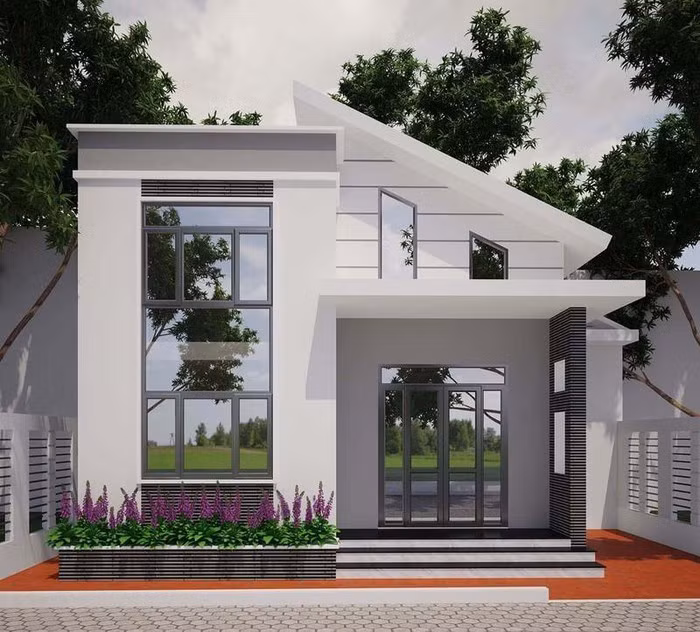 Để xây dựng nhà nhiều tầng, hệ thống kết cấu chịu lực của công trình phải rất vững chắc. Còn đối với nhà ống một tầng, áp lực không quá lớn, chi phí cho móng và các hạng mục khác không quá tốn kém.