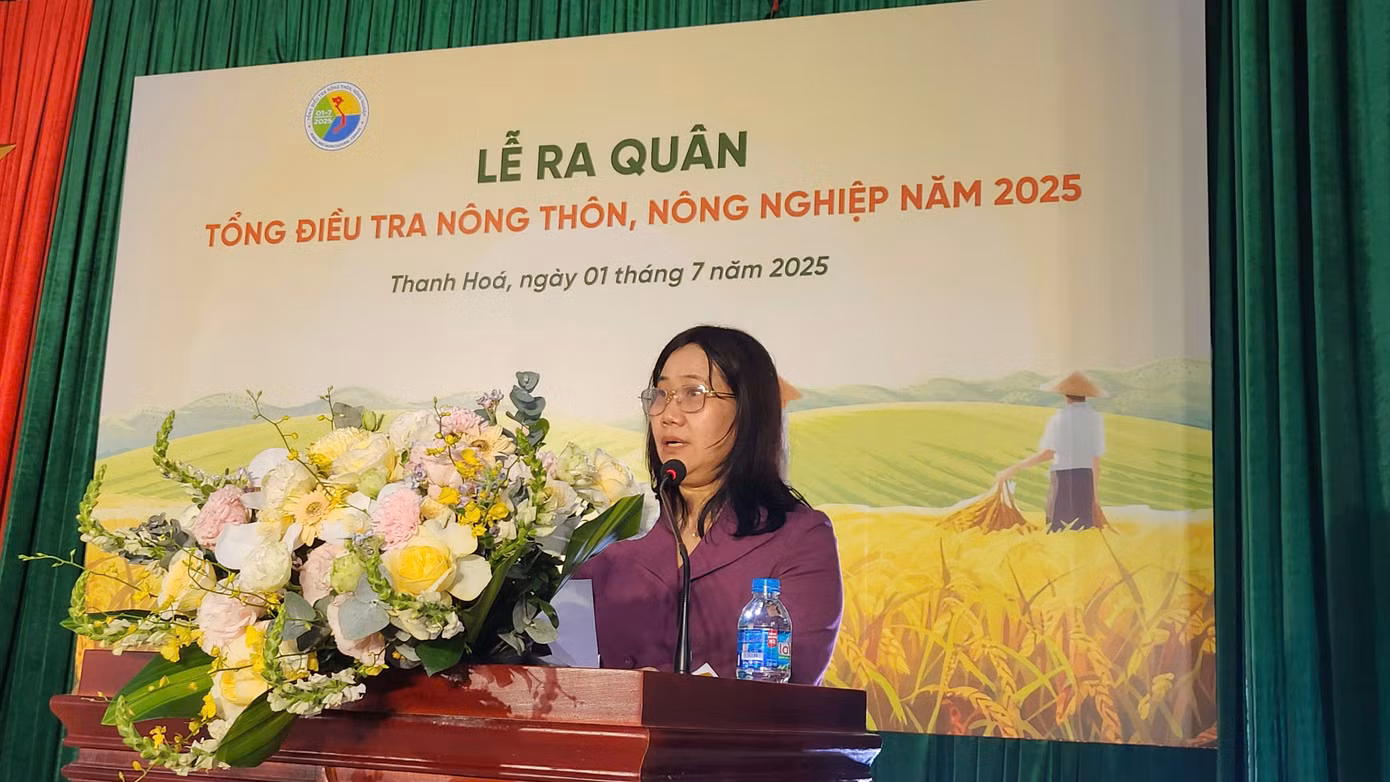 Bà Nguyễn Thị Hương - Cục trưởng Cục Thống kê.